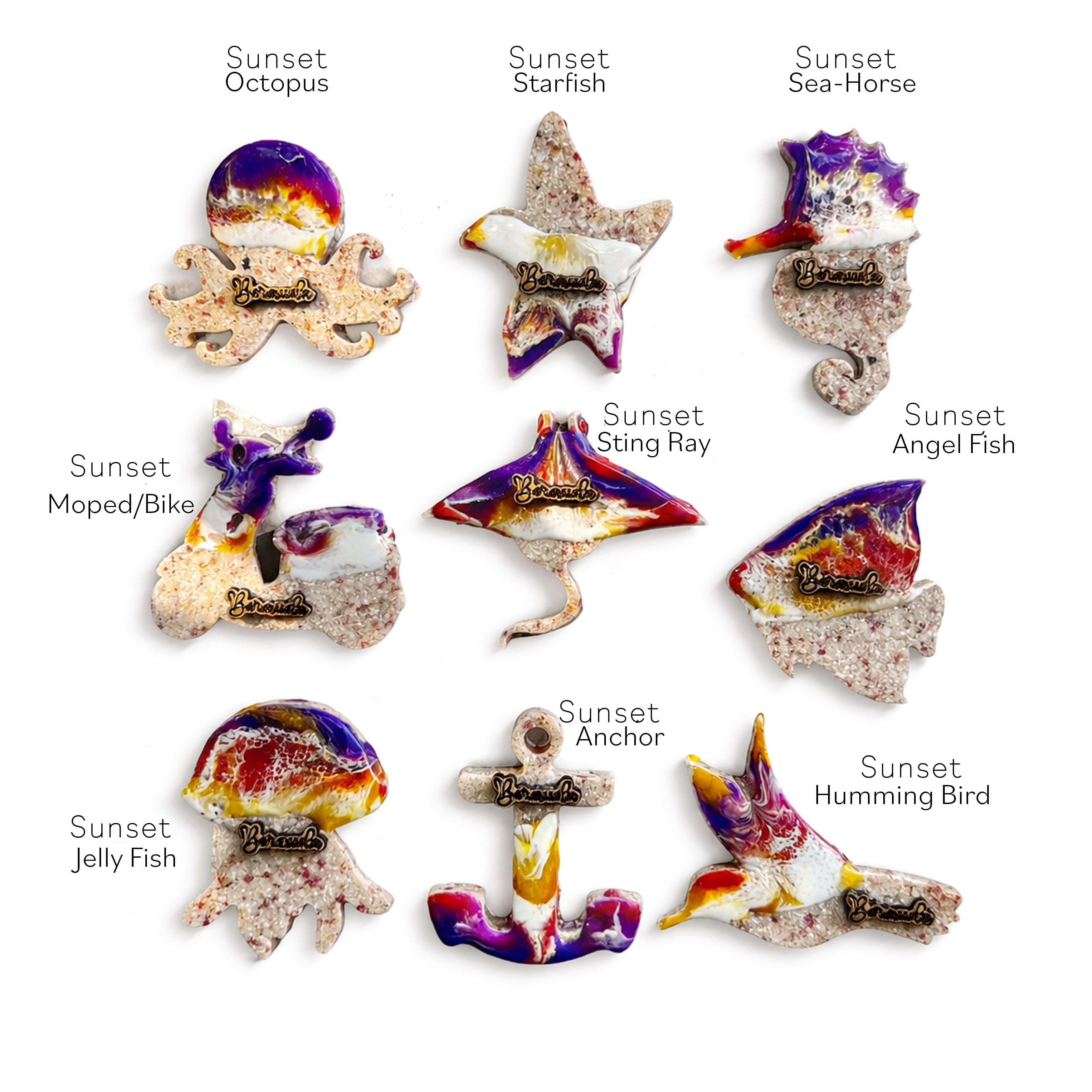 Bermuda Sunset Collection Ornaments